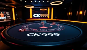 Engaging CK999 online casino interface with vibrant colors, betting options, and live game visuals designed to attract players.