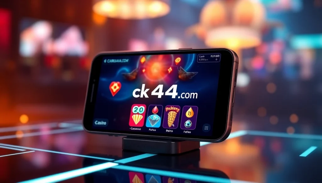 Access the ck4444 com app on your device with seamless interface, offering slots, sports betting, and live casino features for Bangladeshi players.
