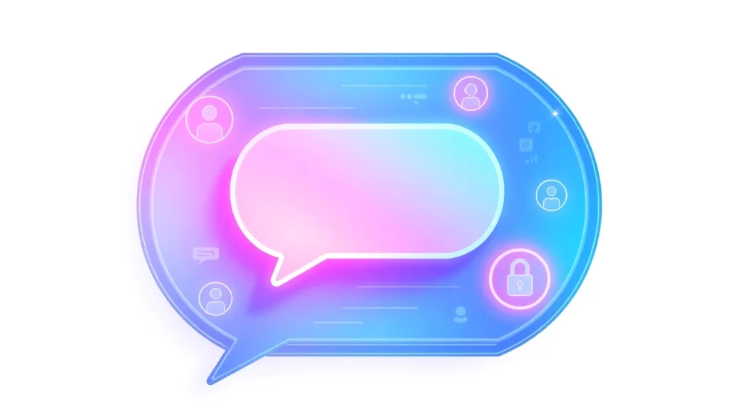 An engaging visual depicting nsfw ai chat interactions, highlighting discreet and unrestricted AI conversations with a futuristic, user-friendly interface, for accessibility and clarity.