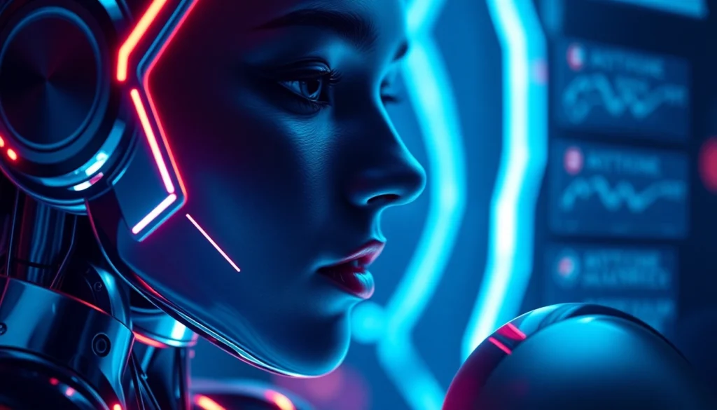 AI girlfriend engaging in unfiltered NSFW chat with realistic visuals and seductive expression, enhancing intimacy.