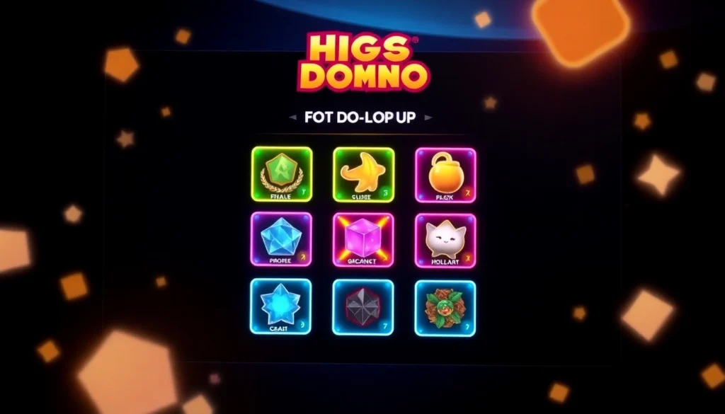 Guide to top up Higgs Domino with clear visuals of in-game currency and user-friendly interface